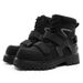 Men's Shoes Niche Autumn New Velcro Martin Boots Functional Style Deconstruction High Top Motorcycle Style Work Boots Heightening Boots_voghion.com