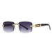 new modern retro square-frame sunglasses INS style street photography big-name sunglasses _voghion.com