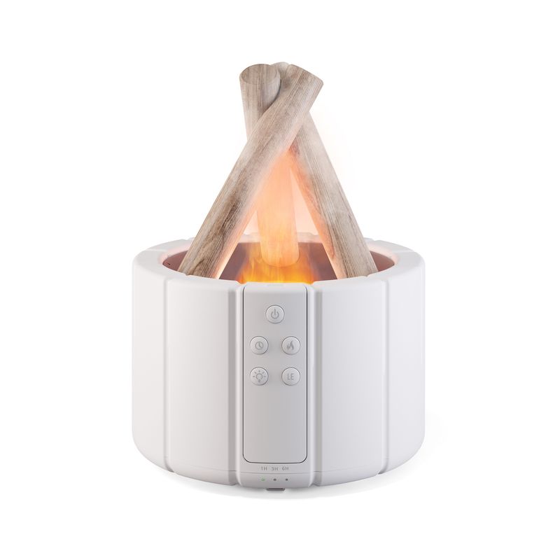 Simulated Bonfire Aroma Diffuser With Creative Design For Home/office Relaxation_voghion.com
