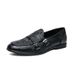 2025 New Business Large Size Monk Men Korean Style Crocodile Pattern Leather Shoes_voghion.com