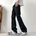 Hi Tao Elasticity Micro Pull American Splicing Style Men's Cowboy Pants High Street Trend Brand New Spring_voghion.com