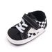 Mother & Kids Spring and autumn new casual baby shoes chessboard black and white checkered baby shoes soft sole Velcro toddler shoes wholesale 2658_voghion.com
