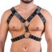 LuvBox SM Sexy Leder-Schulterkleidung Maskuliner Brustgurt Erotische männliche Bondage-Fesselung Performance Flirten_voghion.com