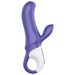 Vibratore Satisfyer Magic Bunny Rabbit - Stimolatore compatto del punto G e del clitoride, 12 programmi di vibrazione, anello di fissaggio - Portatile, silicone morbido_voghion.com