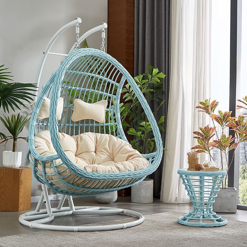 Indoor Swing Double Basket Rattan Lazy Rocking Bird's Nest Balcony Hanging Chair Home Hammock Outdoor Sofa_voghion.com