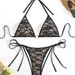 2025 Split Women's Lace Transparent Mesh Sexy Gini Multi Color Strap Bikini Swimsuit_voghion.com