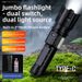 Lampe torche laser tactique ultra-lumineuse Ruibao Super Bright High Power rechargeable pour usage domestique et extérieur, petite et portable, à très longue portée._voghion.com