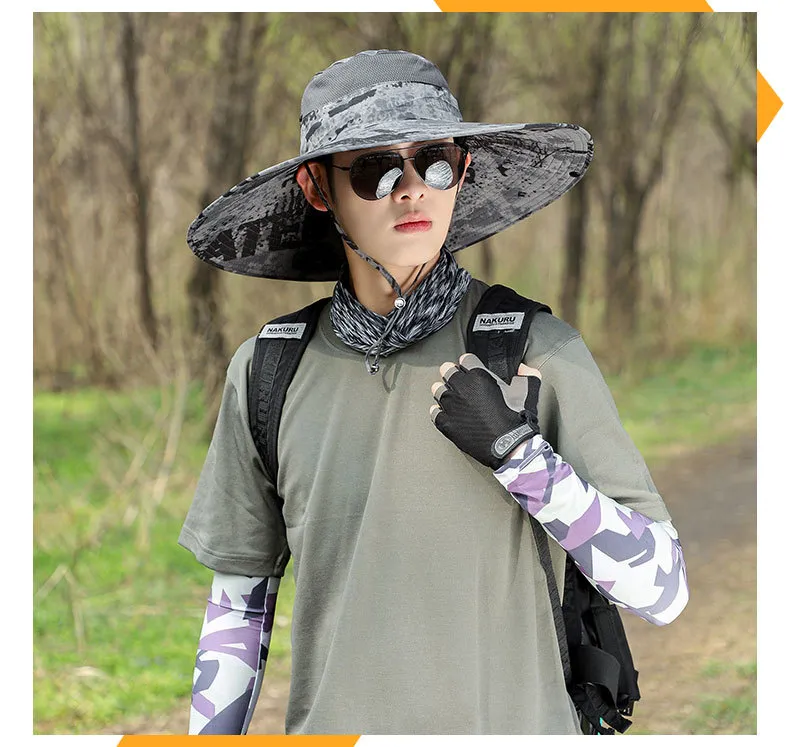 New Wide Brim Sun Hat - Foldable & UPF 50+ For Men & Women Outdoor Activities (Beach/Hiking/Fishing)_voghion.com