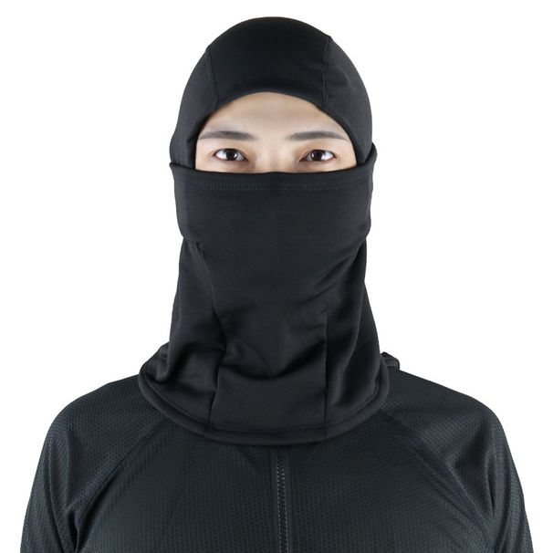 Mascarilla de ciclismo de invierno - Pasamontañas térmico y cortavientos para ciclismo, motociclismo y esquí - Tejido elástico de licra/spandex - Ajuste unisex_voghion.com