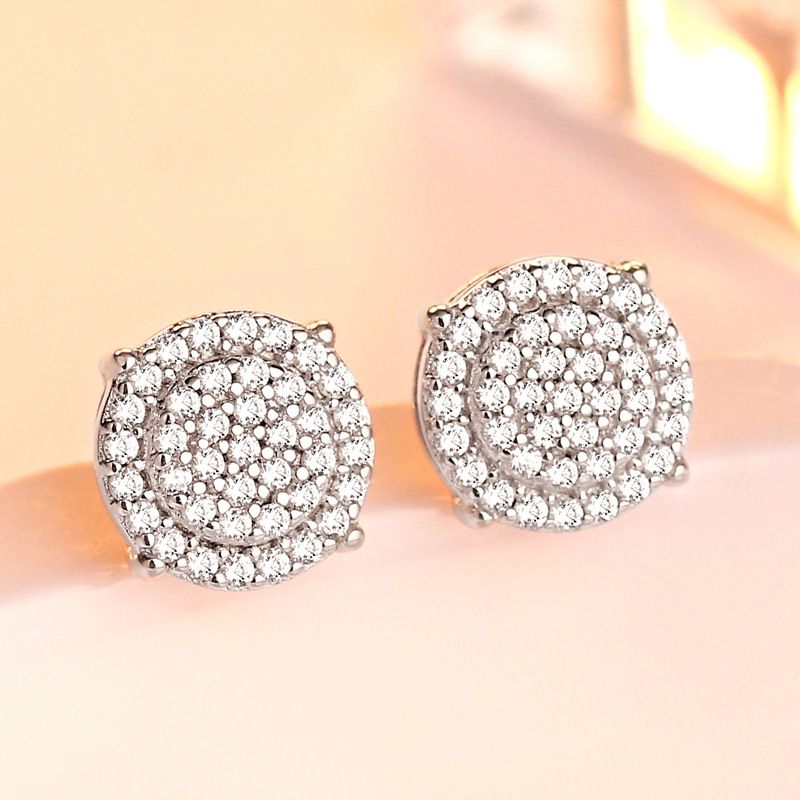 Unisex Jewelry Fashion fashion multi-color zircon earrings temperament crystal earrings jewelry_voghion.com