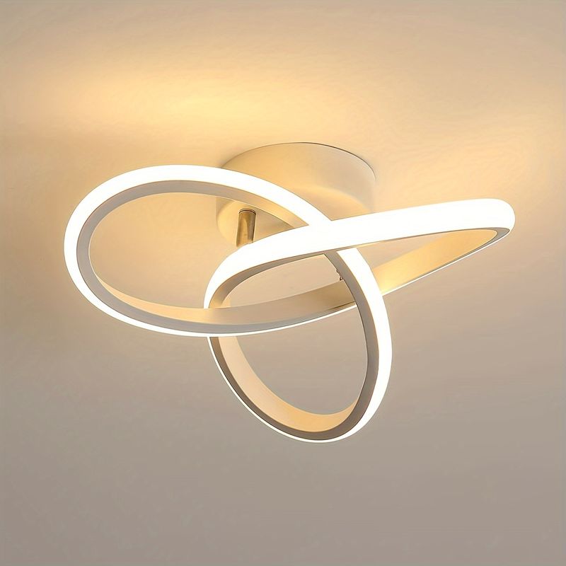 Modern LED Ceiling Light, 3-Color Adjustable, Flush Mount, Versatile For All Rooms 85V-265V_voghion.com