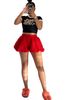 2025 Women's Pocket Sexy Double Layer Solid Color Versatile Bubble Shorts_voghion.com
