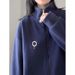 Women's Fleece Jacket, Lamb Wool Sweatshirt, Autumn And Fleece-Lined 2025 New Winter Style Top_voghion.com