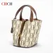 CHCH brand new letter printed handbag, fashionable crossbody bag, basket bag_voghion.com