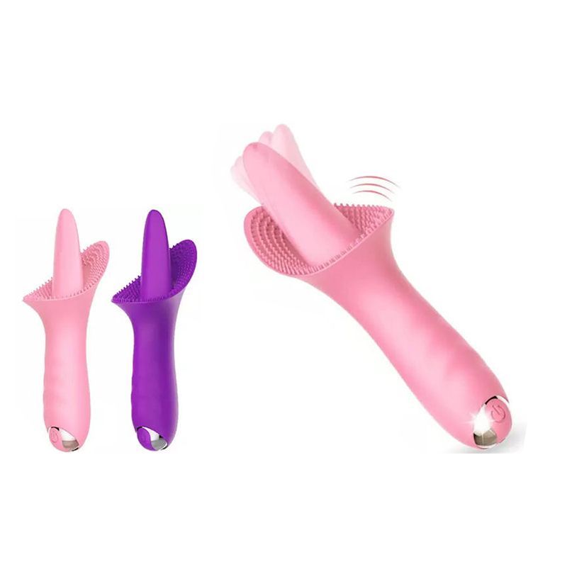 10 Freq Powerful Clitoral G Spot Stimulator Tongue Vibrator Sex Toy_voghion.com