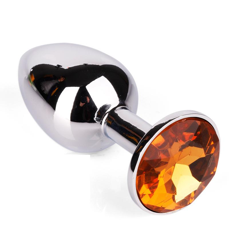 Mysterious stainless steel G-spot anal metal plug masturbator, alternative adult sex toy for women_voghion.com