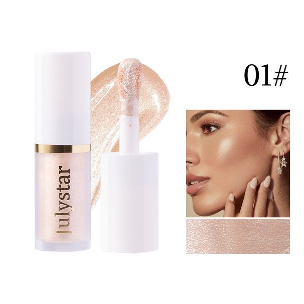 Jednorázový přenosný dlouhotrvající hydratační krém Rouge Sun Red Lip Pearlescent Rozjasňující kontury obličeje Trojrozměrný opravný tekutý krém_voghion.com