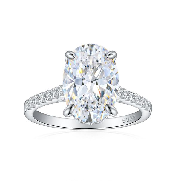 Anillo de plata de ley 925 con diamantes de 5,5 ct y forma de huevo, con circonita de corte princesa y flor de hielo 5A, de alta gama y lujo._voghion.com