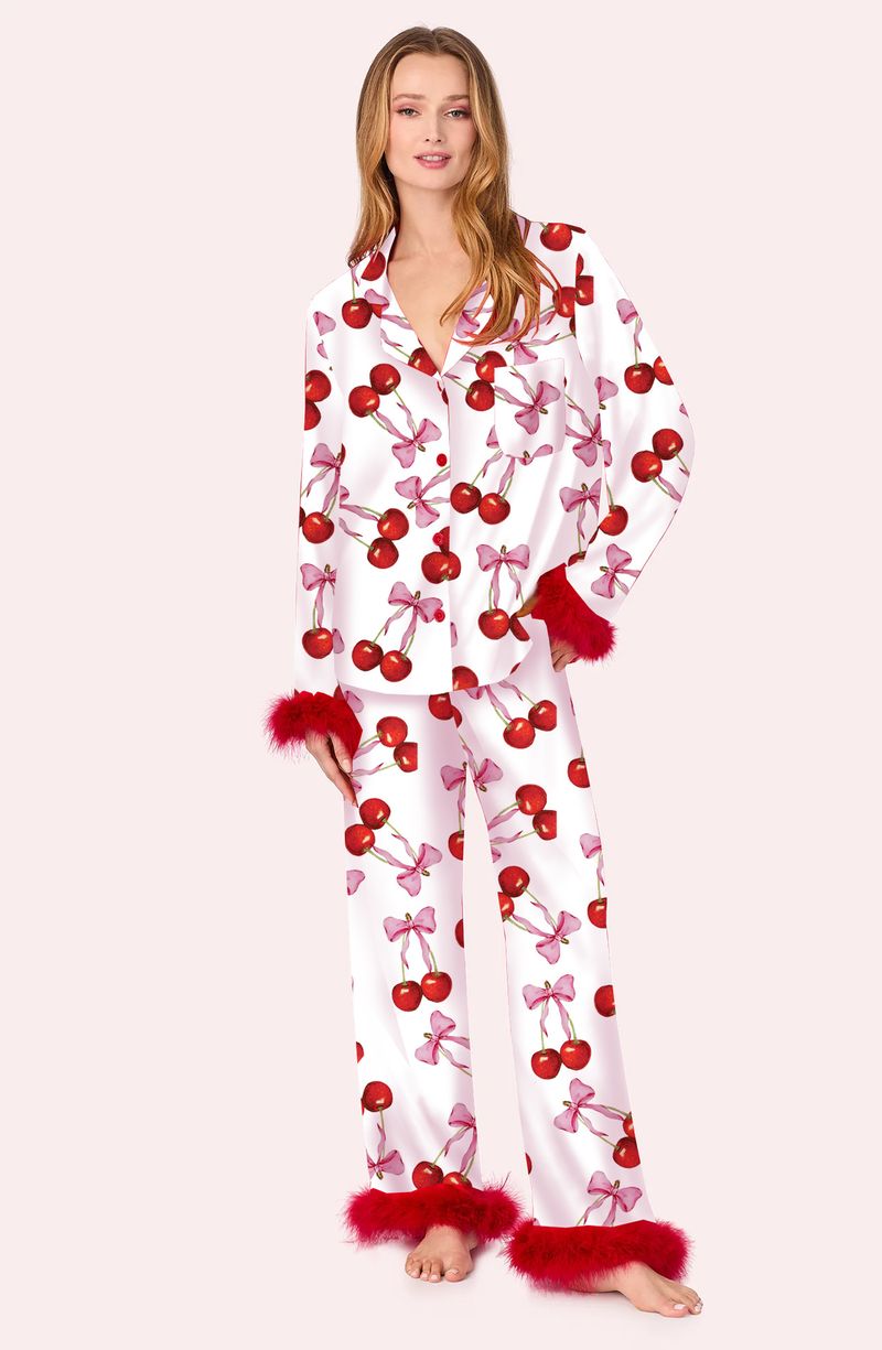 2025 Printemps Nouveaux Vêtements Transfrontaliers Européens Et Américains Pour Femmes Lâches Décontractés Impression Personnalisée Maison Parent-enfant Ensemble Confortable Confortable_voghion.com