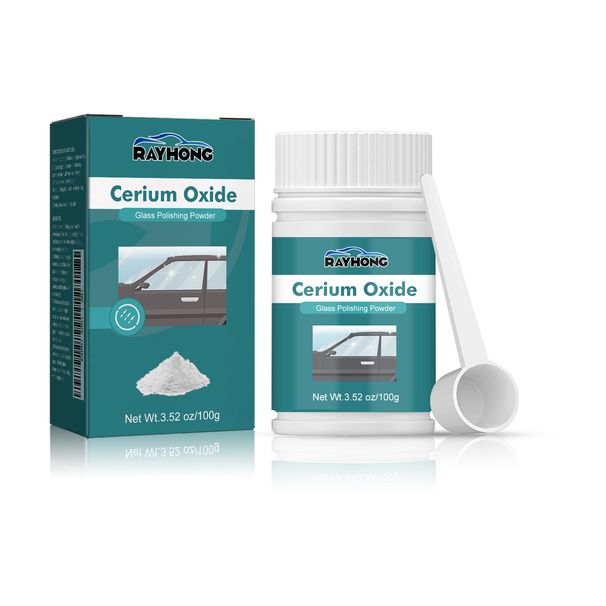 Prášek na čištění poškrábání skla k odstranění poškrábání z auta, prášek na čištění čelního skla, zamlžení nebo oleje_voghion.com