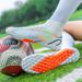 ShoeGlobe Wholesale Cross-Border Foreign Trade High-Top Long Spikes Men's And Women's Football Grass Student Training Shoes_voghion.com
