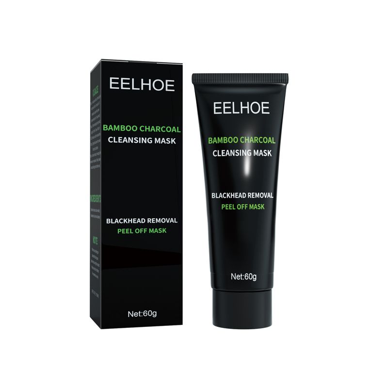 EELHOE Bamboo Charcoal Blackhead Removal Mask, Deep Cleanse Pores And Acne T-Zone Oil Control With A Peel Mask_voghion.com