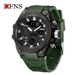 Men's Sport Watch With LED Display, Waterproof 50m, Alarm, Stopwatch, Night Light, Digital Analog Dial For Outdoor Activities_voghion.com