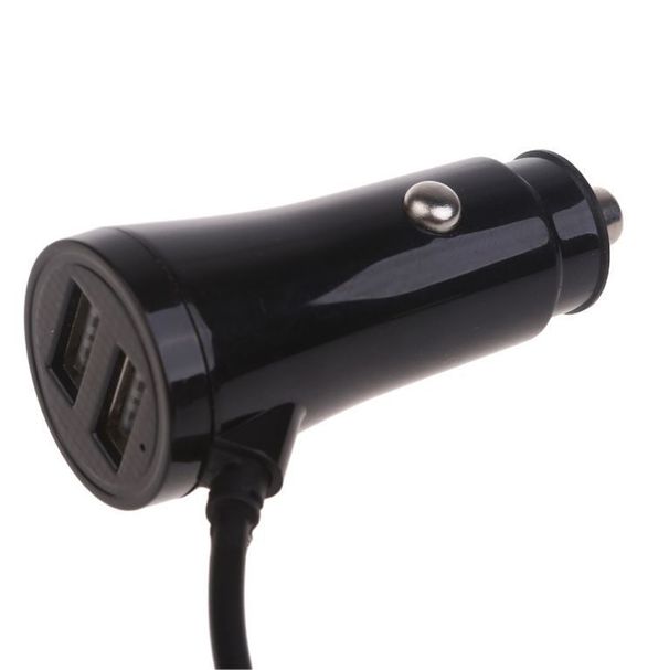 Car Chargers Driving Recorder Power Cable Connection Cable Navigation Dual Usb Step Down Cable Car Charger QC3.0 PD Fast Charge_voghion.com