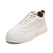 Herrenschuhe Weiße Schuhe Atmungsaktive Freizeitschuhe mit dicker Sohle für Frühling und Sommer, passend zu weißen, höhenverstärkenden, geprägten High-End-Trendschuhen für Herren_voghion.com