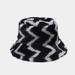 New Wavy Rabbit Fur Fisherman Men's Women's Autumn And Winter Outdoor Sunshade Warm Basin Hat_voghion.com
