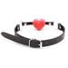 Sex Products Pink Heart Shaped Silicone Gag Black Leather Love Bondage Props Toy_voghion.com