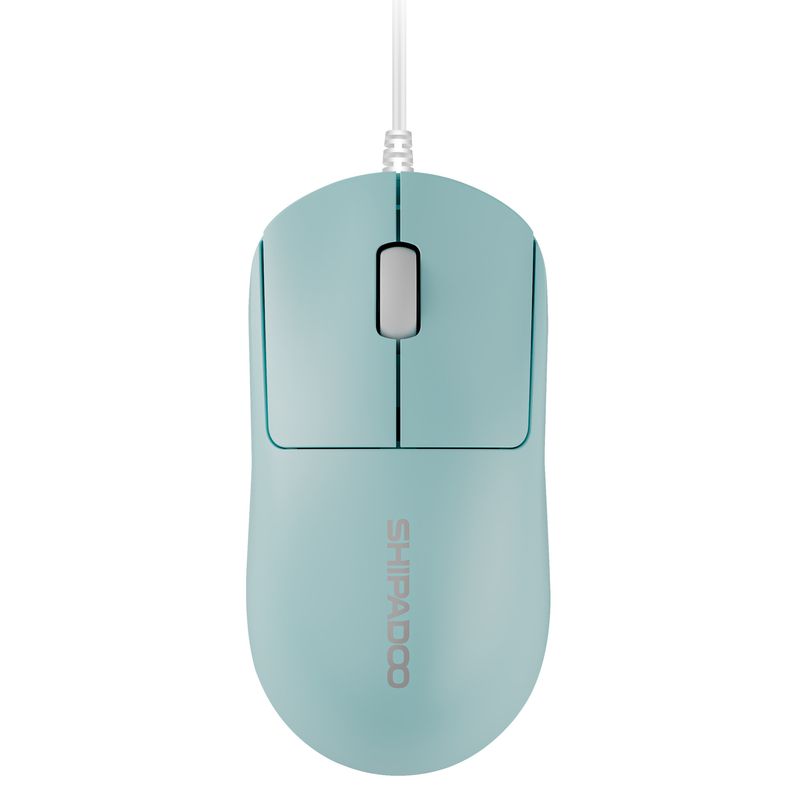 Shibadu S310 Pink Blue Female Office USB Port Wired Laptop Desktop Computer Optical Mouse_voghion.com