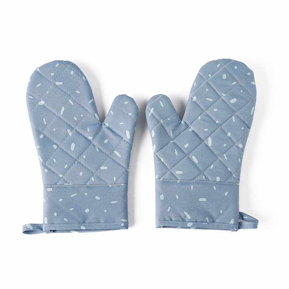 2 Stück Mikrowellenhandschuhe, rutschfeste Baumwoll-Ofenhandschuhe, Backhandschuhe, hitzebeständige Topflappen, Silikon-Ofenhandschuhe_voghion.com