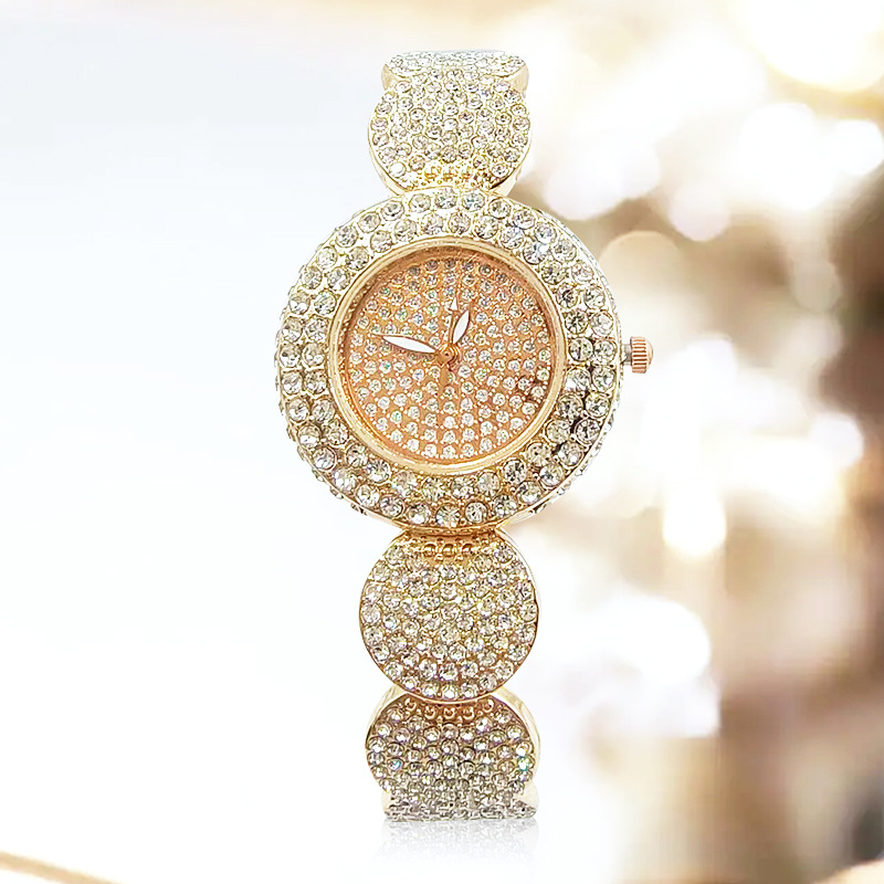 2024 Nova Estrela do Céu Pulseira Feminina High end Moda Full Diamond Face Shuiying Relógio_voghion.com