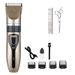 Professionelles Tierpflegeset – Kabellose Schermaschine mit Keramikklinge, 8-teiliges Set, geräuscharm (36 dB), wiederaufladbar für Hunde und Katzen_voghion.com