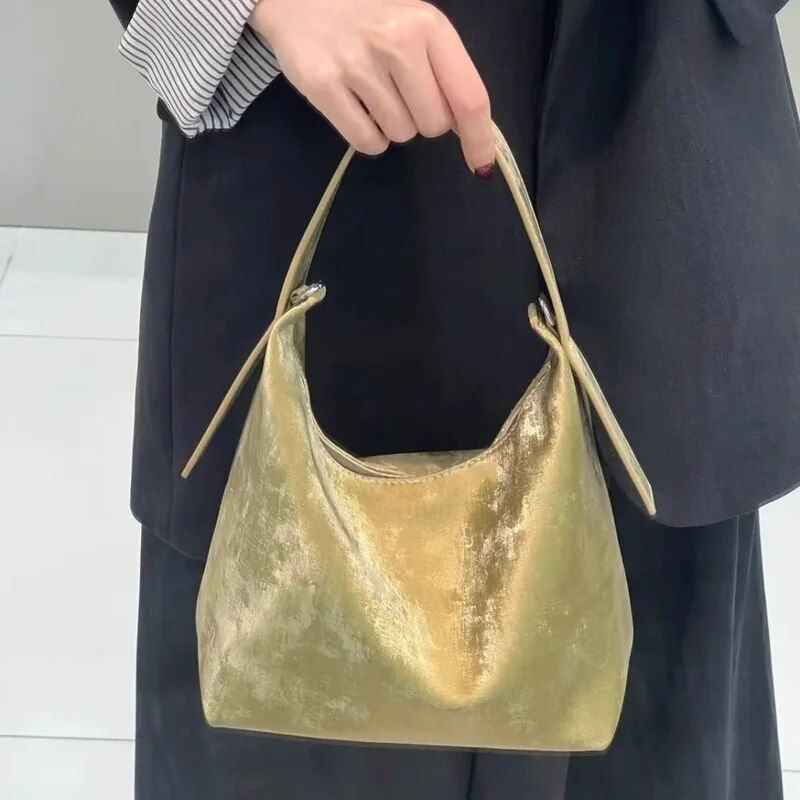 Style  new popular Chinese niche design women's bucket bag versatile spring and summer single shoulder crossbody_voghion.com