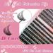 800 Clusters DIY Cluster Lashes Book - 30D/40D/50D/60D (D-Curl, Pre-Sectioned For Custom Volume, Professional Lash Extension Kit)_voghion.com