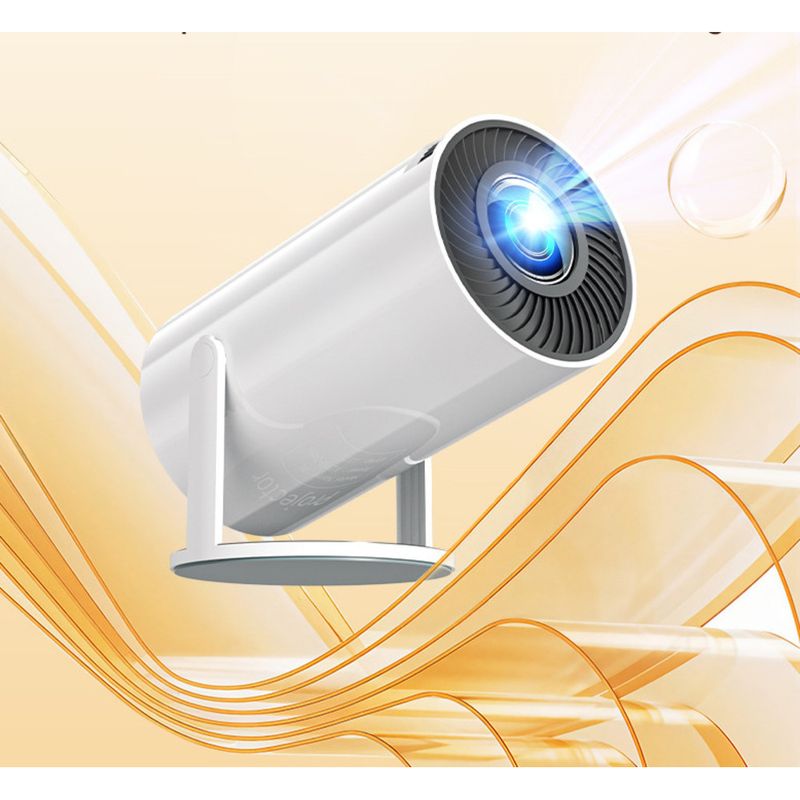 CY300 Barrel Home Smart Ultra HD Bedroom Wall Portable Projector_voghion.com