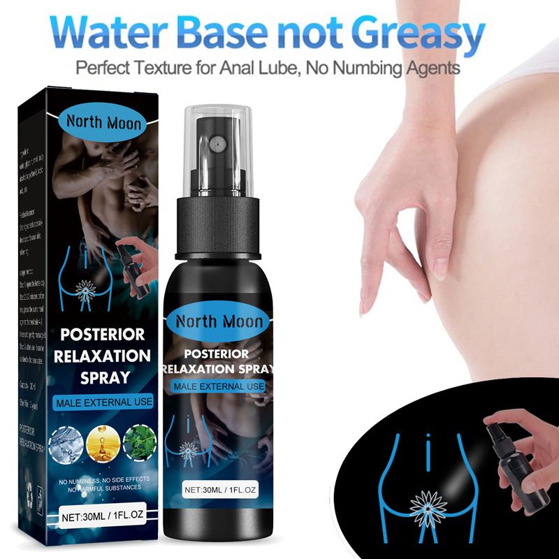 Medizinisches Gleitmittelspray aus Seide zur Entspannung des Rückens auf Wasserbasis, Schmerzlinderung, Analöl für Erwachsene, schwul, weiblich, männlich, Verzögerung_voghion.com