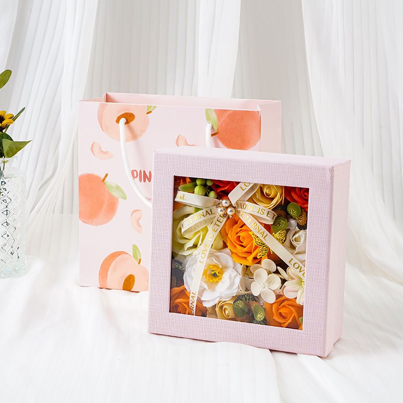 Soap Rose Flower Bouquet - High-Simulated Soap Flowers|Multi-Color, Never Fades|Perfect For Teacher's Day, Valentine's Day, Birthday Gift_voghion.com