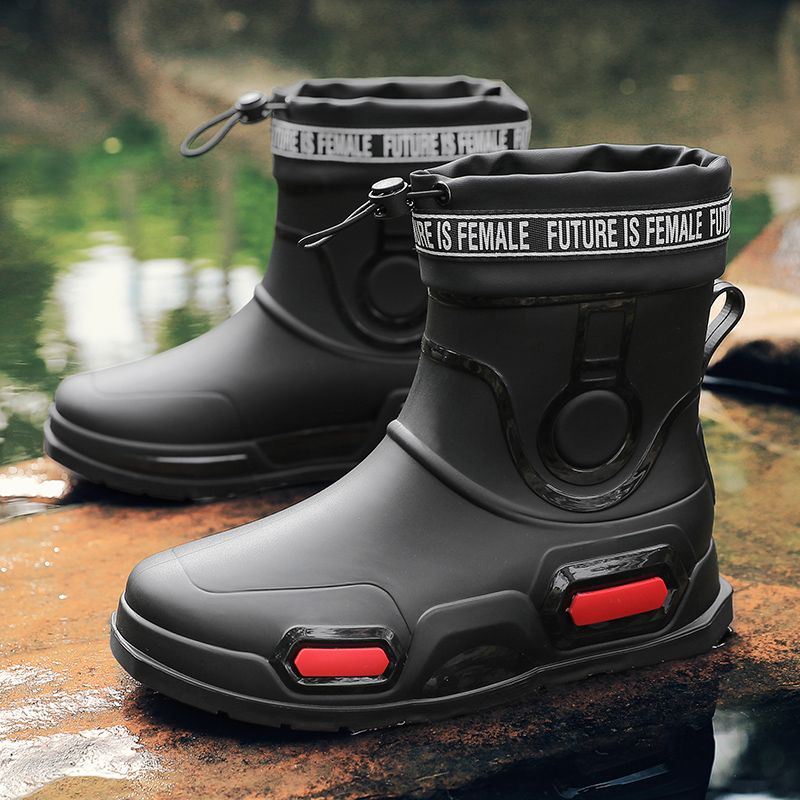 Stivali da pioggia con coulisse primaverili taglie 39-44_voghion.com