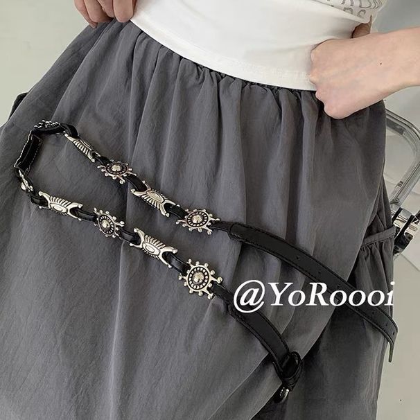 Cintura sottile versatile di alta qualità intagliata in stile americano Spicy Girl con senso del design_voghion.com