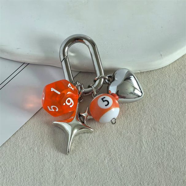 Portachiavi con cordino portafortuna nero retrò Ins, squisito, con ciondolo per borsa alla moda, per studenti e studenti._voghion.com