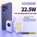Power Bank 8500 MAh 22.5 W Fast Charging Portable External Charger With USB Type-C Cable Powerbank For IPhone Xiaomi 14_voghion.com