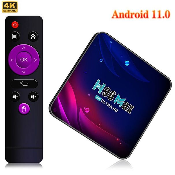 h96max V11 Tv Box Rk3318 Chip 4K HD 5g Dual WIFI Bluetooth Android 11.0_voghion.com