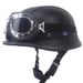 Retro new helmet Leather wrapped helmet Punk style helmet safety helmet_voghion.com