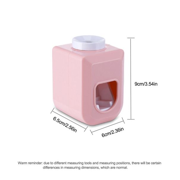 3Pcs Automatic Toothpaste Dispenser Wall Mounted Squeezer Tooth Paste Wall Mount Rack Bathroom Holder L1_voghion.com