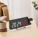 Multifunctional Temperature And Humidity Projection Mirror LED Bedside Alarm Clock Good Product 675_voghion.com
