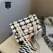 TB BHULAMTE Designer Women's Crossbody Bag, Woolen Single-shoulder Fashionable And Trendy Chain Luxurious Small Square_voghion.com