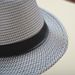 Cappello da sole Panama in tessuto di lino e cotone, tinta unita, piccolo, stile britannico, per uomini e donne._voghion.com